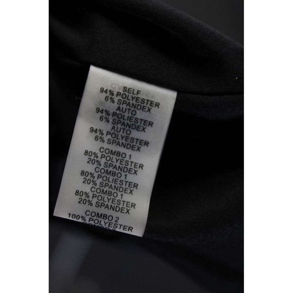 Vince Camuto Women's Round Sheer Neck A-Line Midi Dress Black Size 10 - Picture 6 of 7